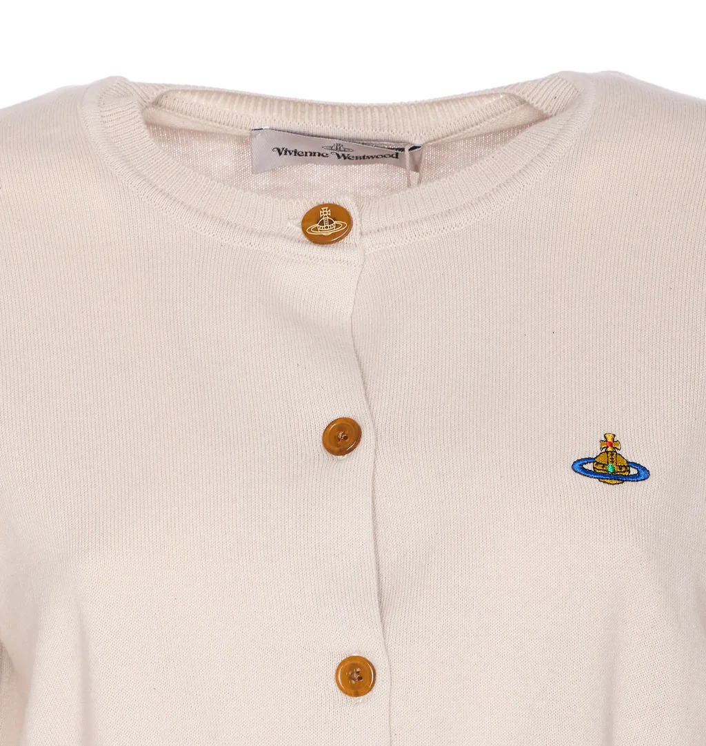 Orb Embroidered Knitted Cardigan