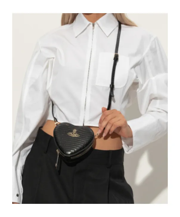 Heart-Shaped Cross Body Bag