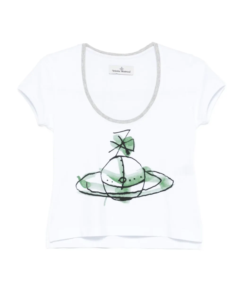 Orb-Print Cotton T-Shirt
