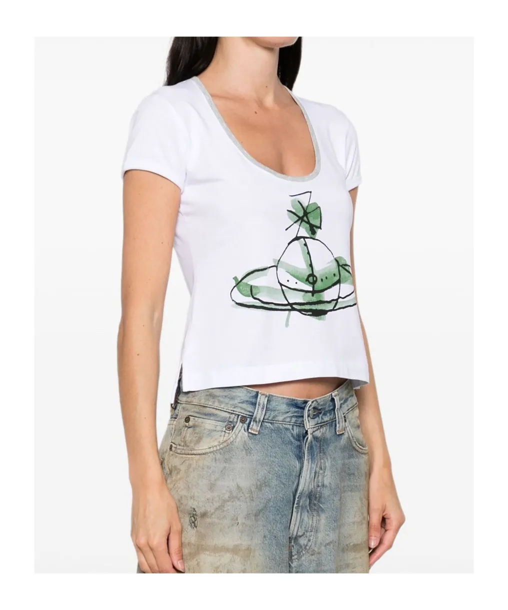 Orb-Print Cotton T-Shirt