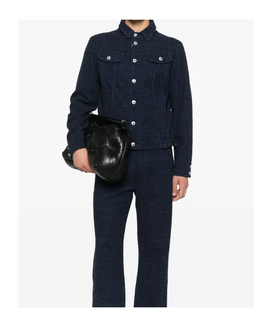Button-Fastening Denim Jacket