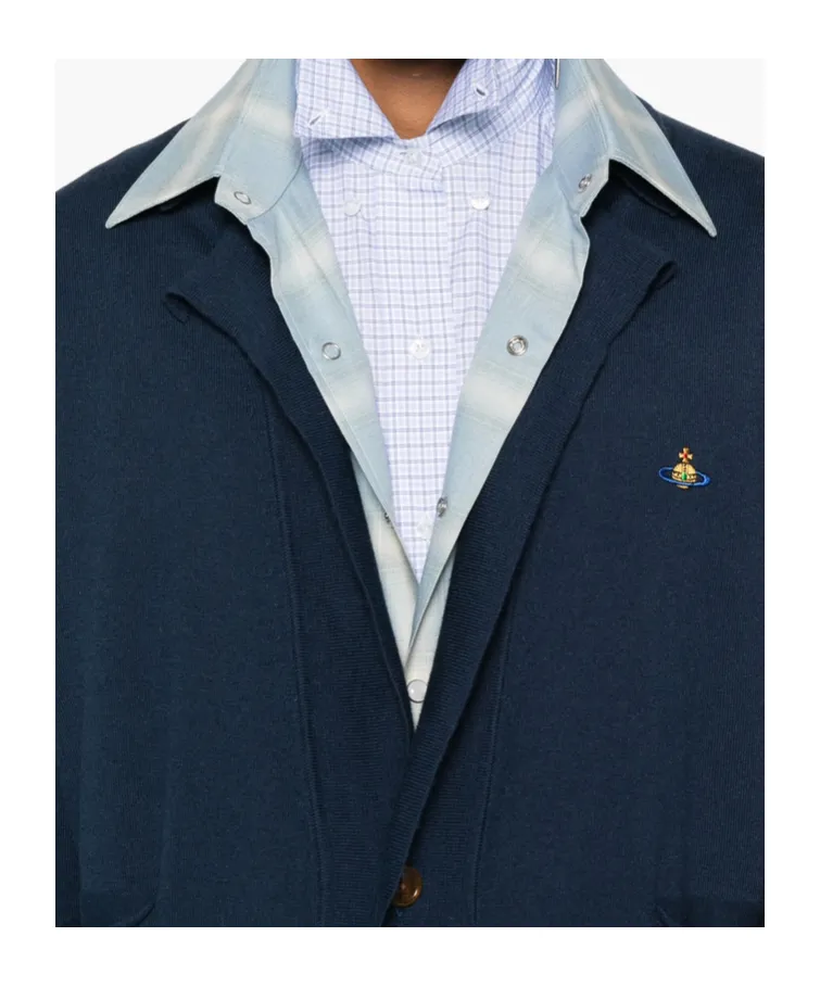 Patch-Pocket Cardigan
