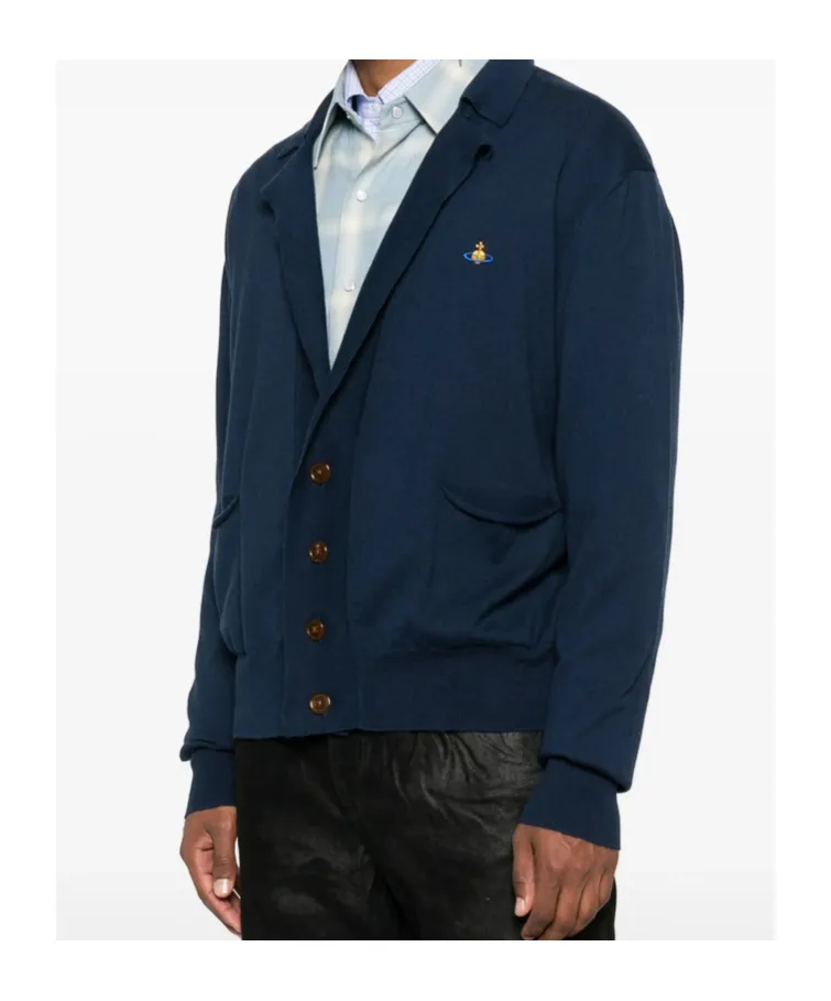Patch-Pocket Cardigan