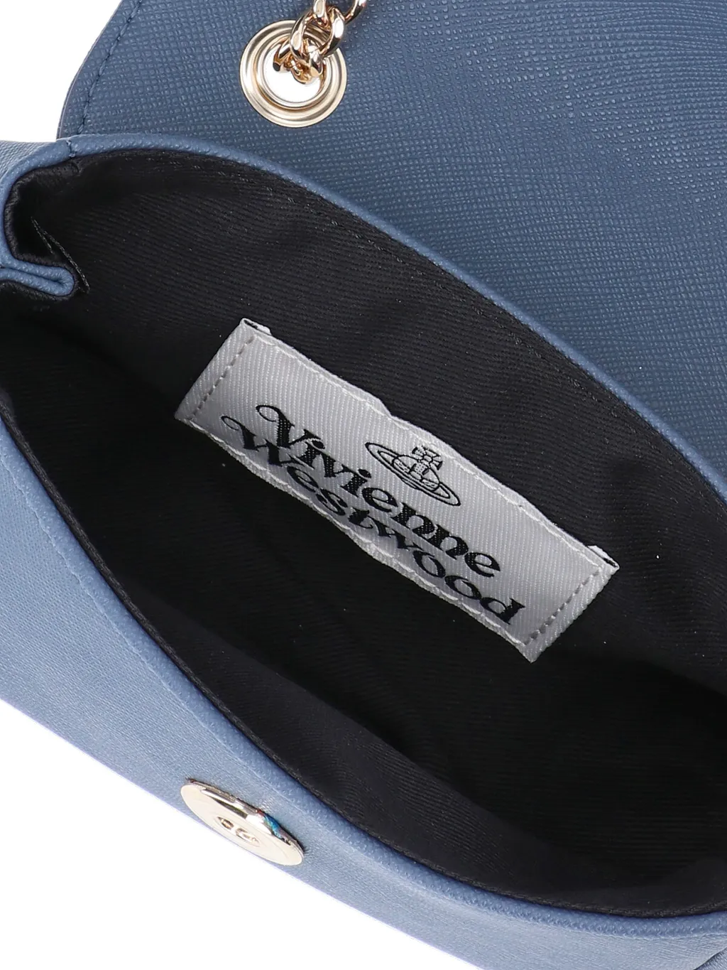 Orb Plaque Foldover Top Shoulder Bag