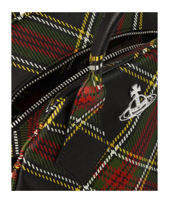 Yasmine Medium Checked Tote Bag