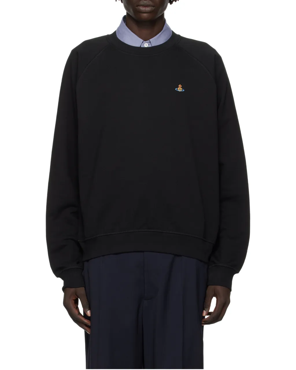 Logo Embroidered Crewneck Sweatshirt