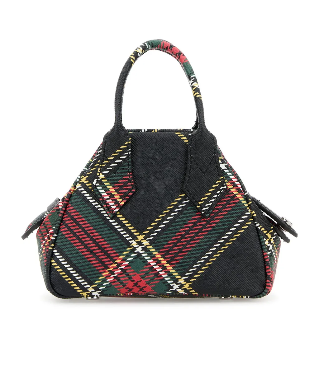 Mini Yasmine Checked Tote Bag