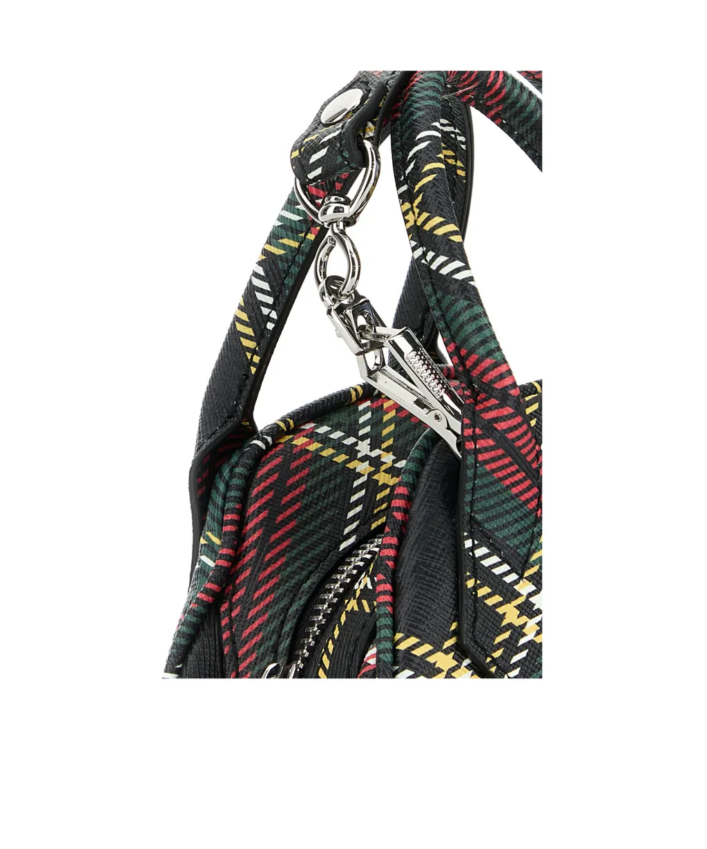Mini Yasmine Checked Tote Bag