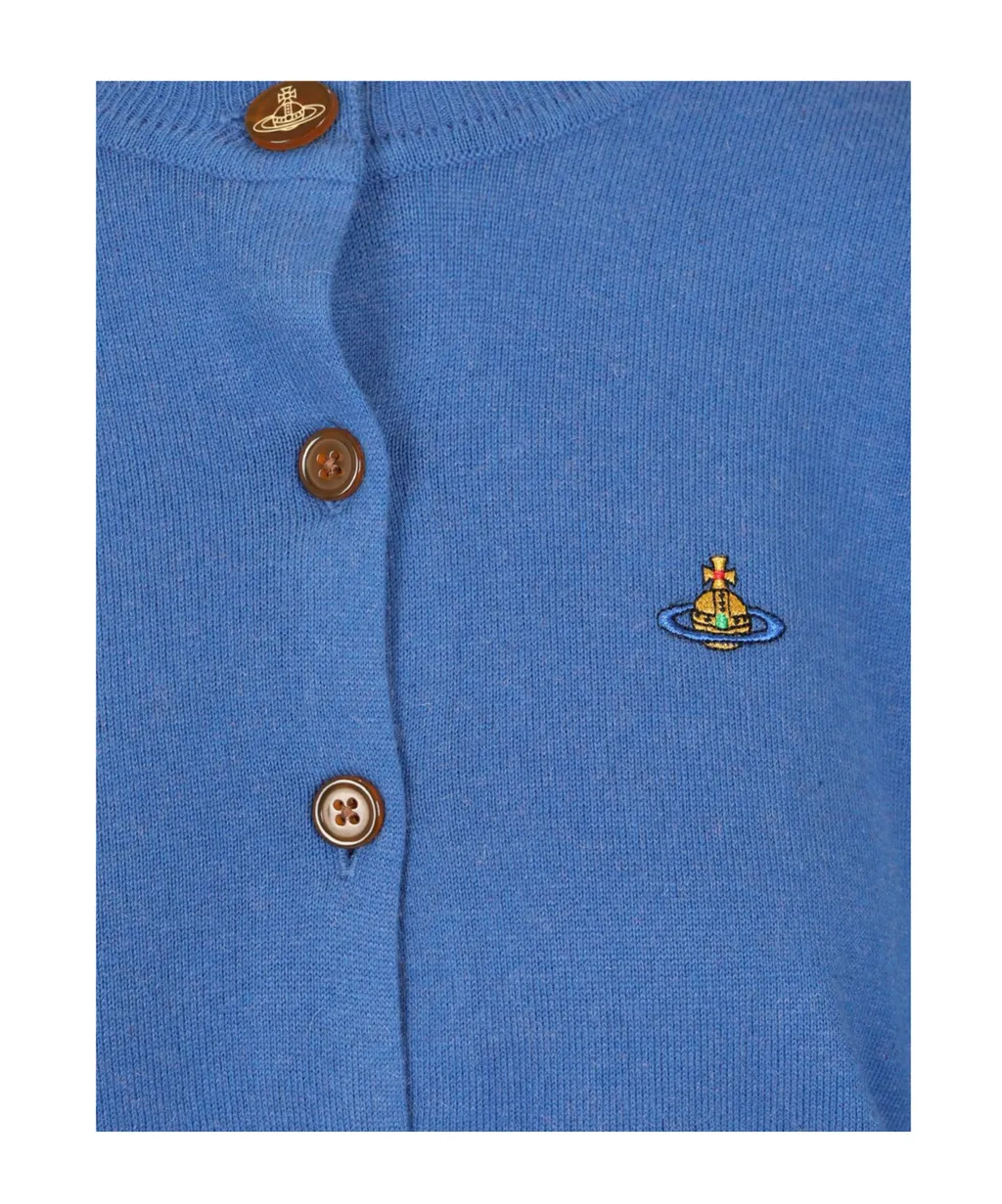 Orb-Embroidered Cardigan