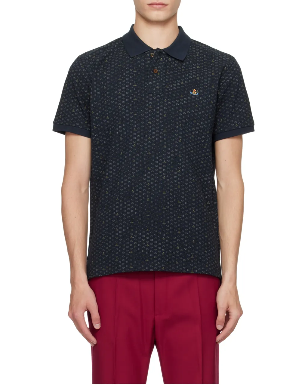 Logo Embroidered Polo Shirt