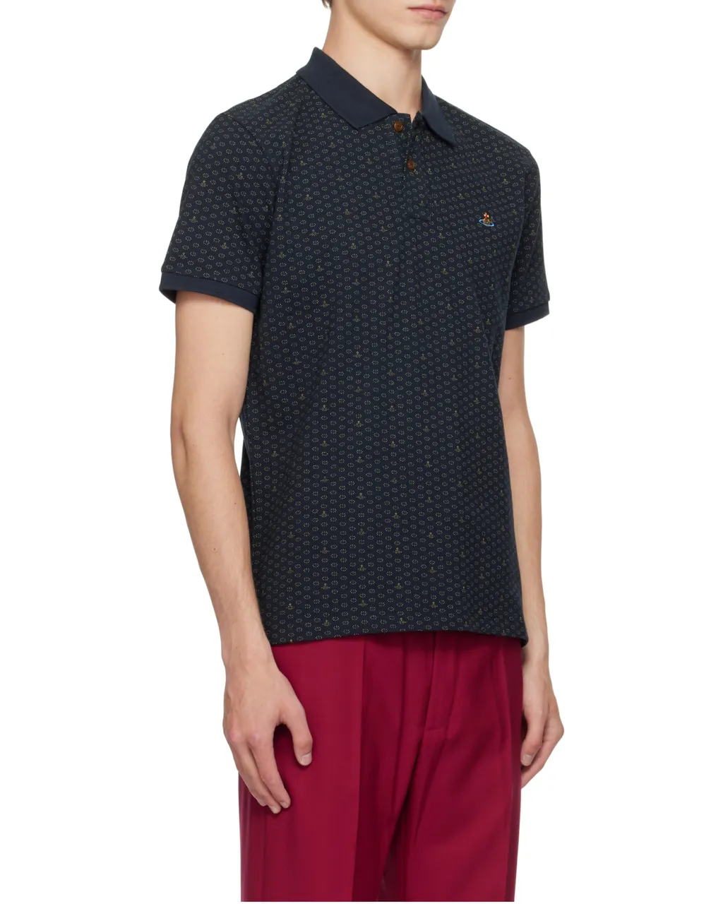 Logo Embroidered Polo Shirt