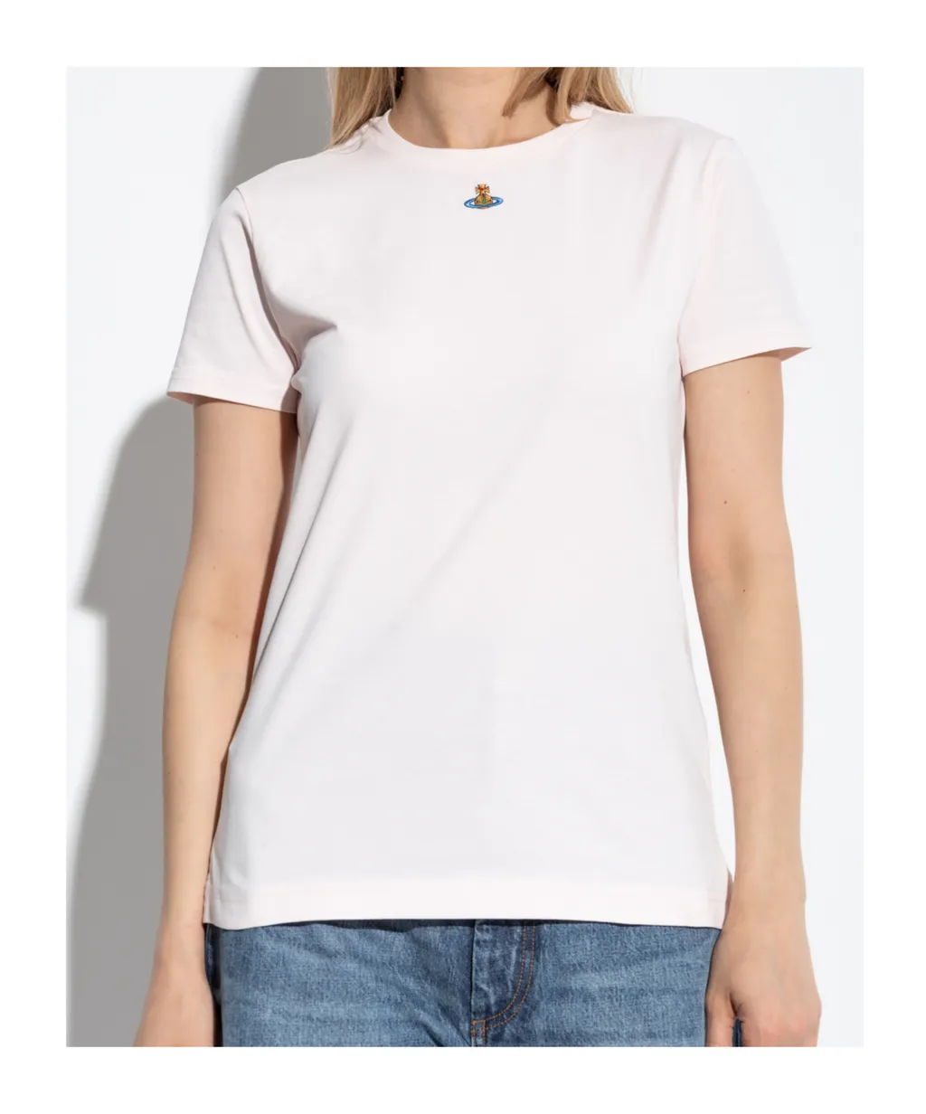 Orb Logo-Embroidered Crewneck T-Shirt