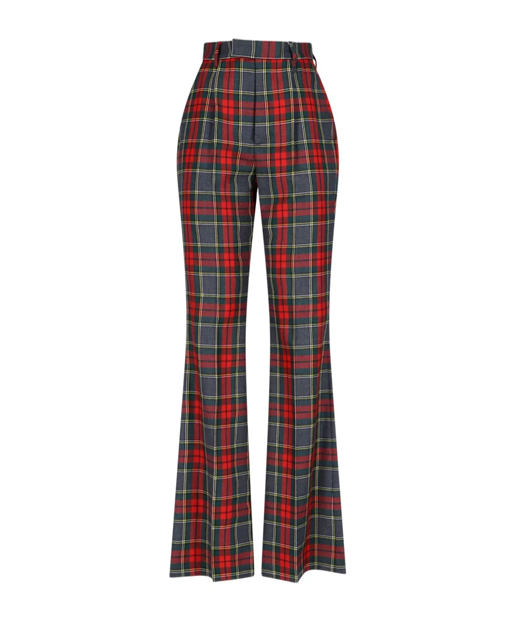 Checked Pants