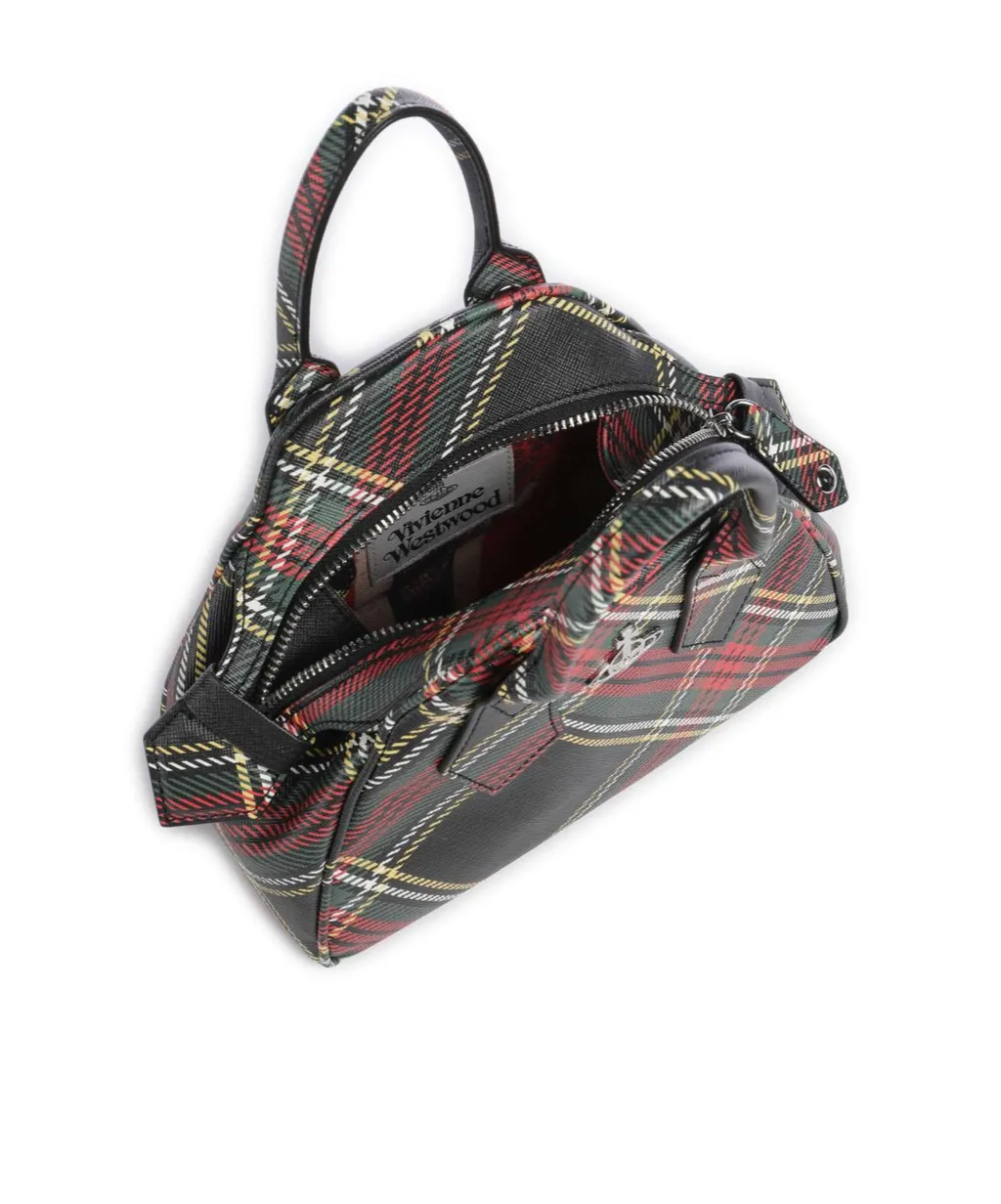 Yasmine Checked Small Tote Bag