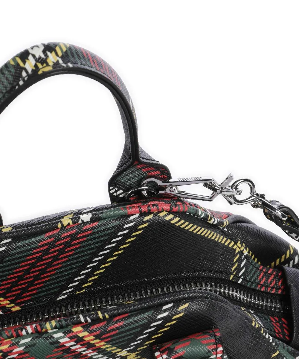 Yasmine Checked Small Tote Bag