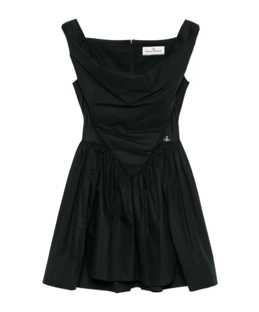 Orb Embroidered Mini Dress