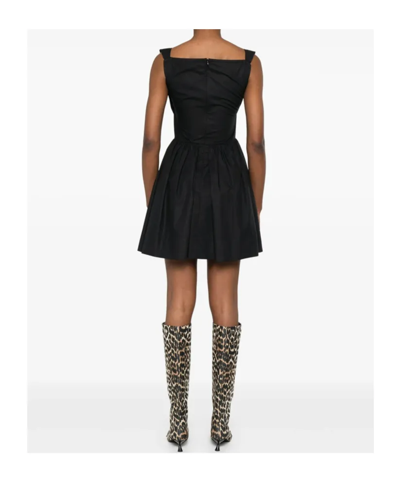 Orb Embroidered Mini Dress