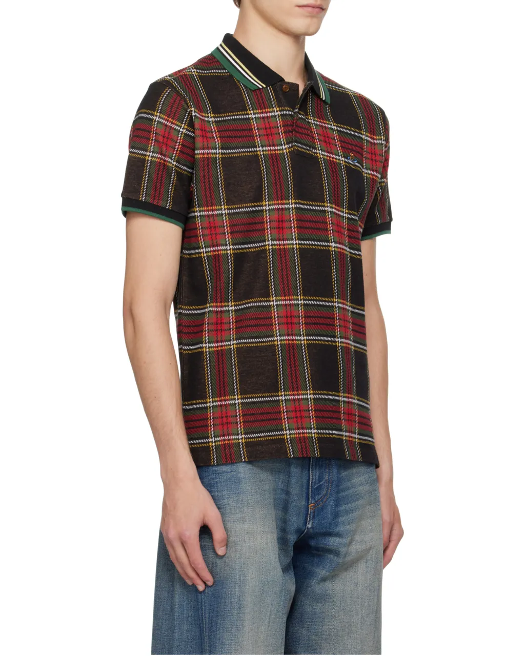 Checked Polo Shirt
