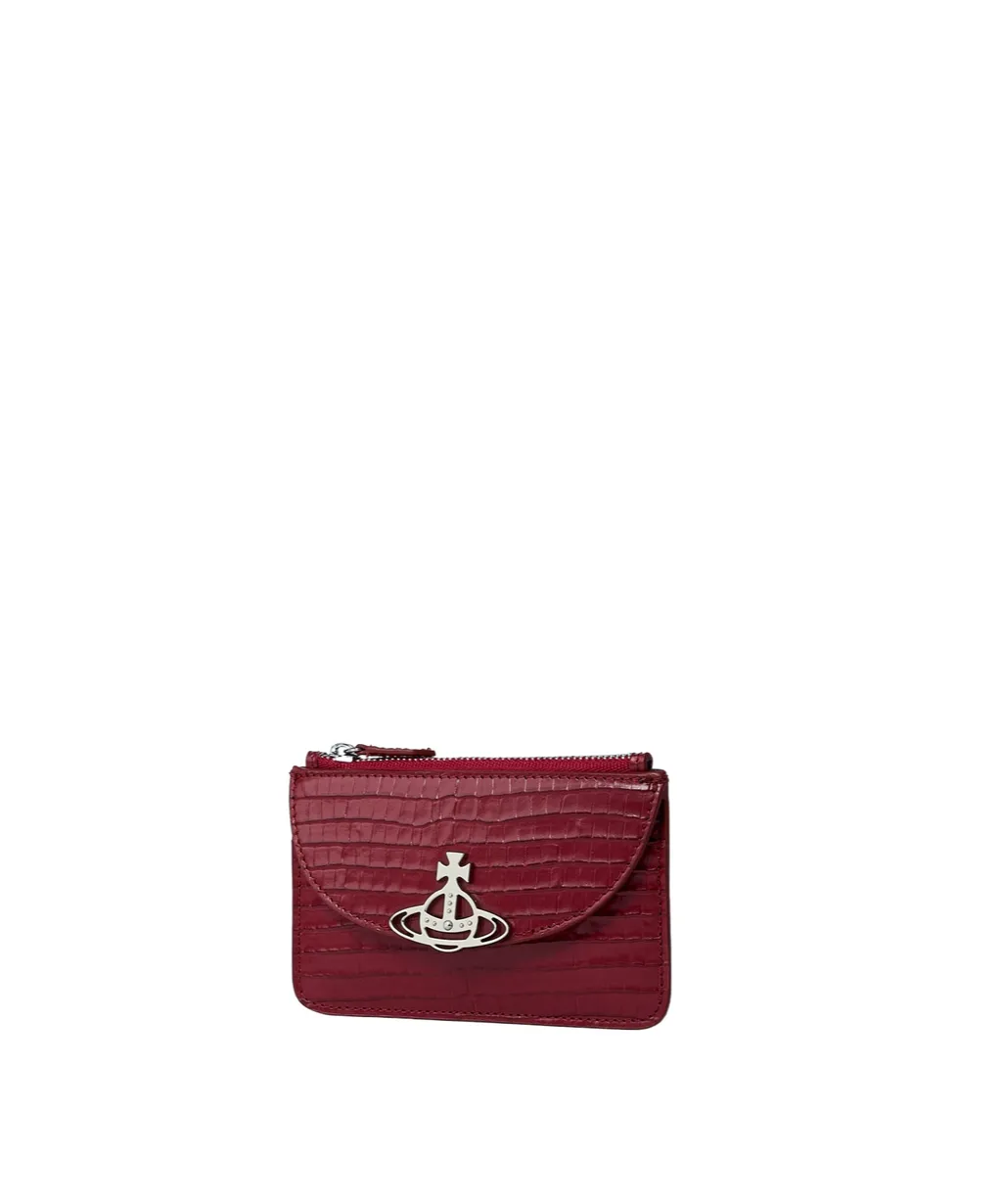 Embossed Zipped Cardholder