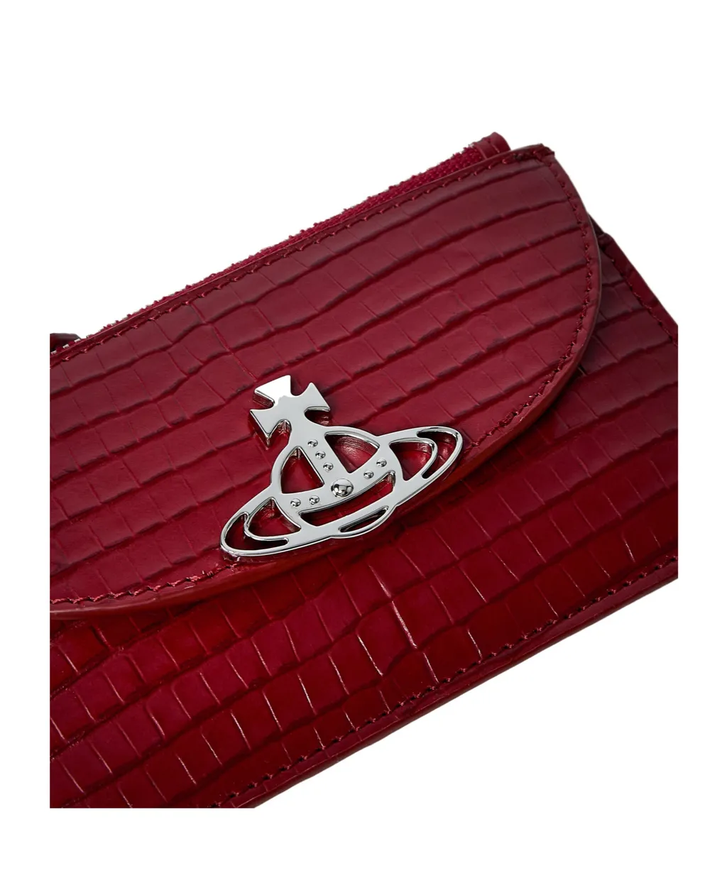 Embossed Zipped Cardholder