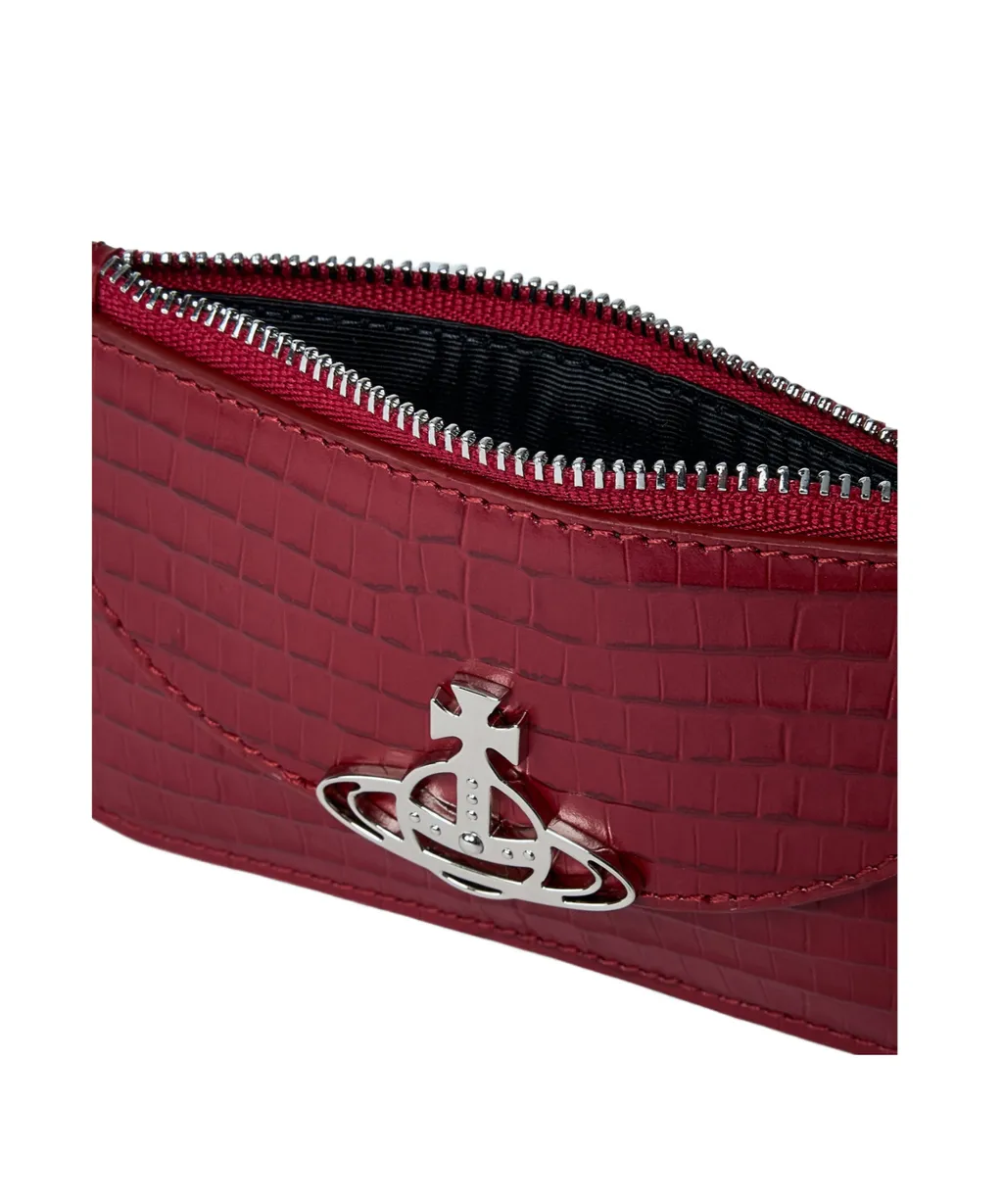 Embossed Zipped Cardholder