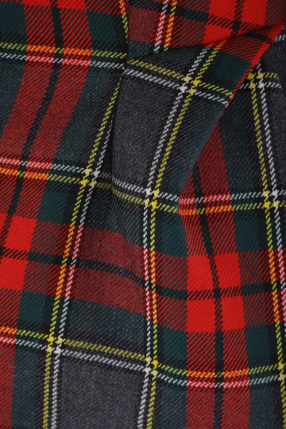 Single-Breasted Checkd Jacket