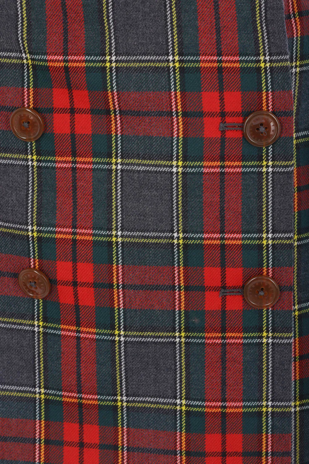 Taran Checked Kilt Mini Skirt