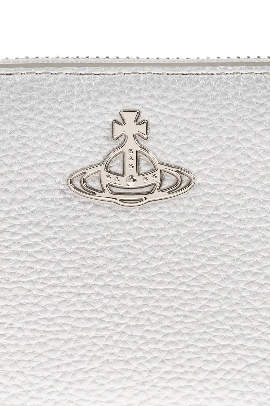 Logo Plaque Zip-Around Wallet