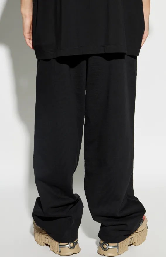 Logo-Print Cotton Pants