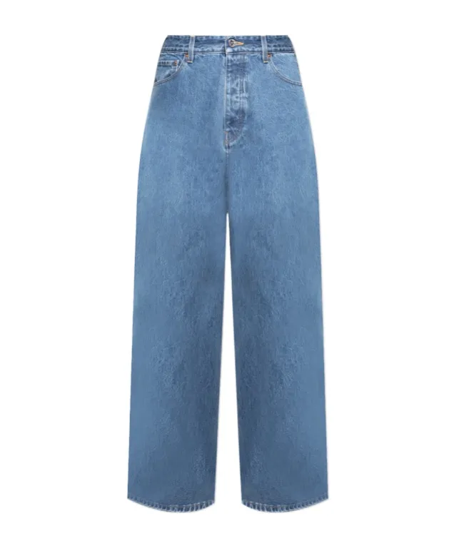 High-Waisted Baggy Jeans