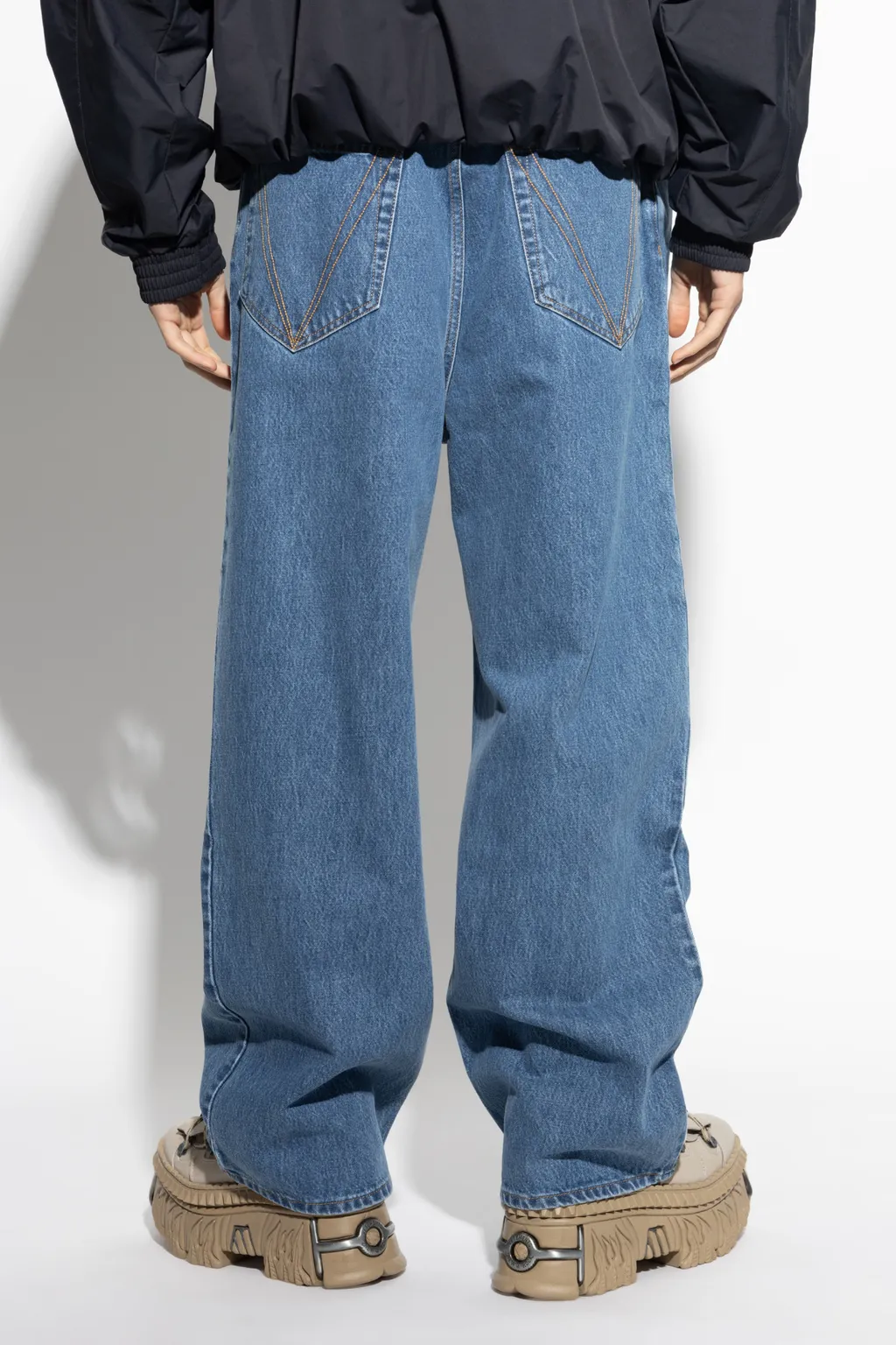 High-Waisted Baggy Jeans