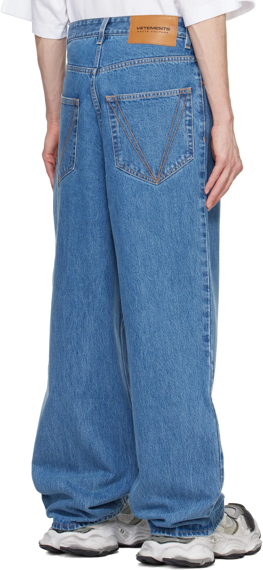 High-Waisted Baggy Jeans