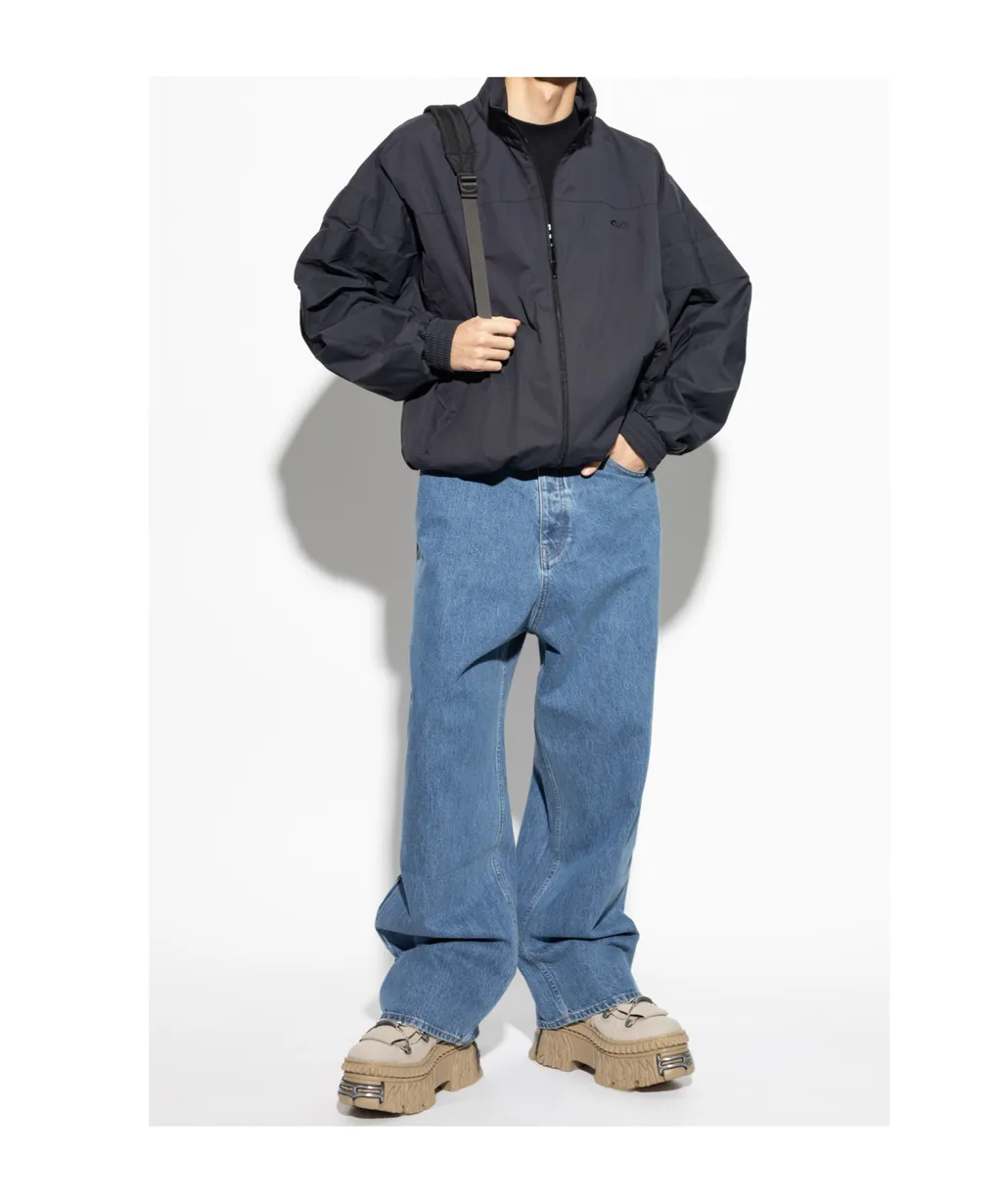 High-Waisted Baggy Jeans
