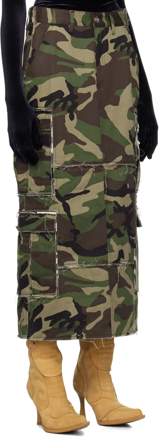 Camouflage Work Skirt