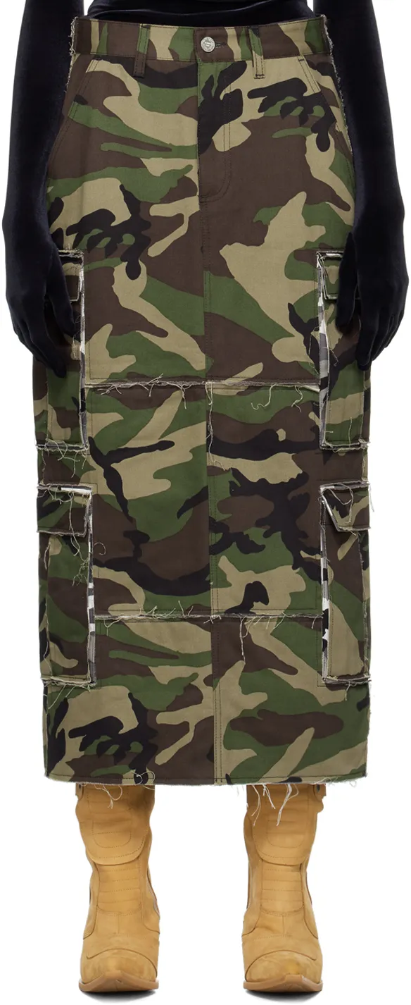 Camouflage Work Skirt
