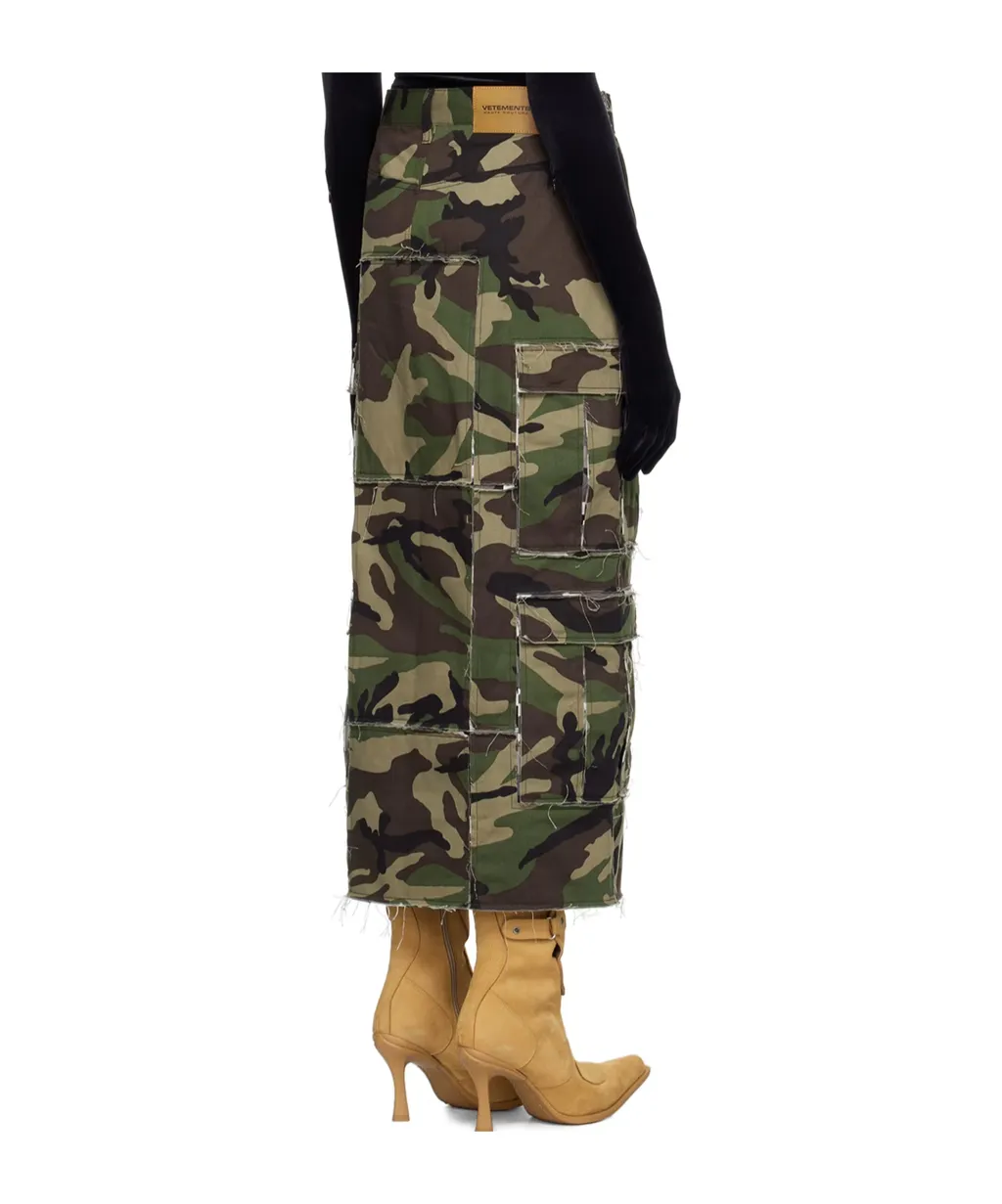 Camouflage Work Skirt