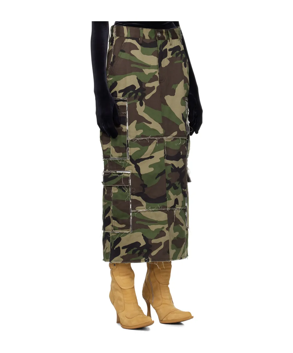 Camouflage Work Skirt