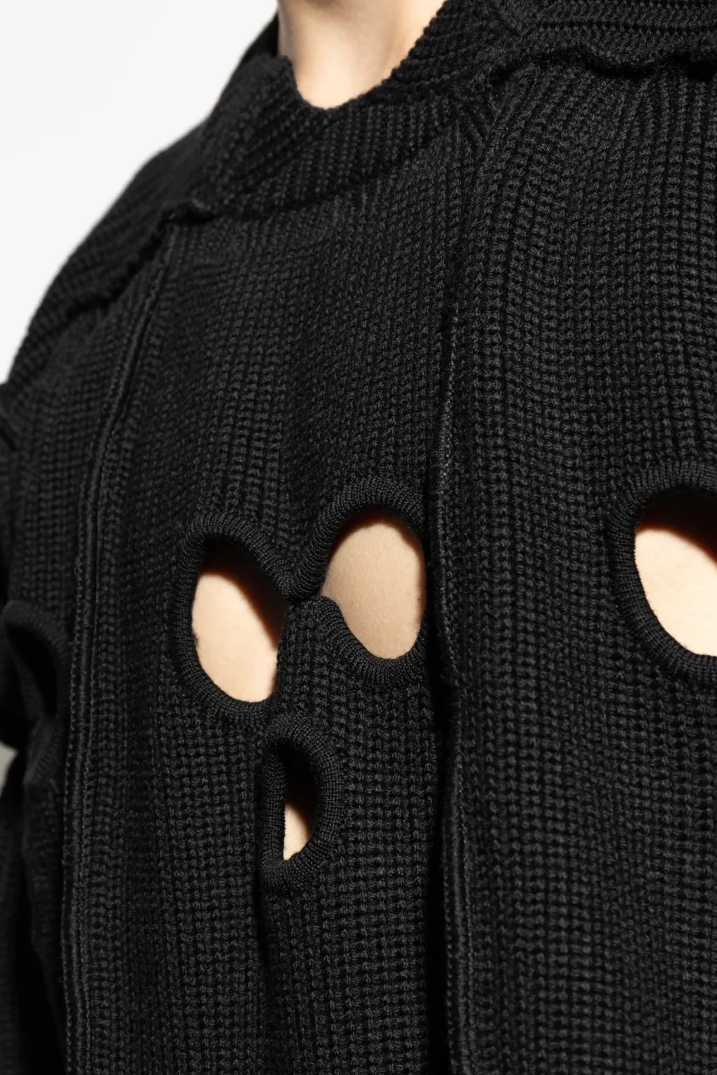Distressed Knit Sweater