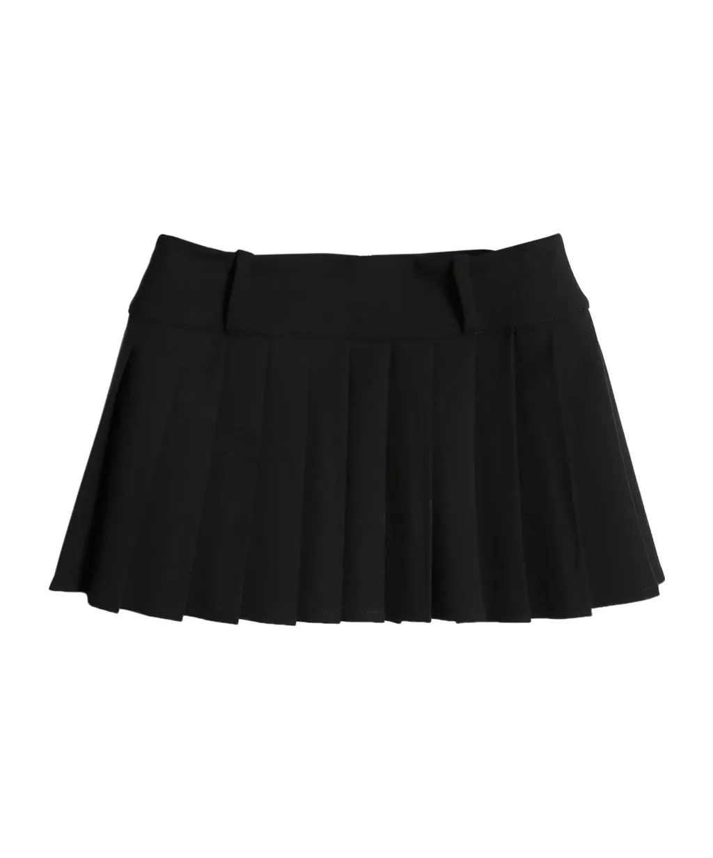 Pleated Mini Skirt