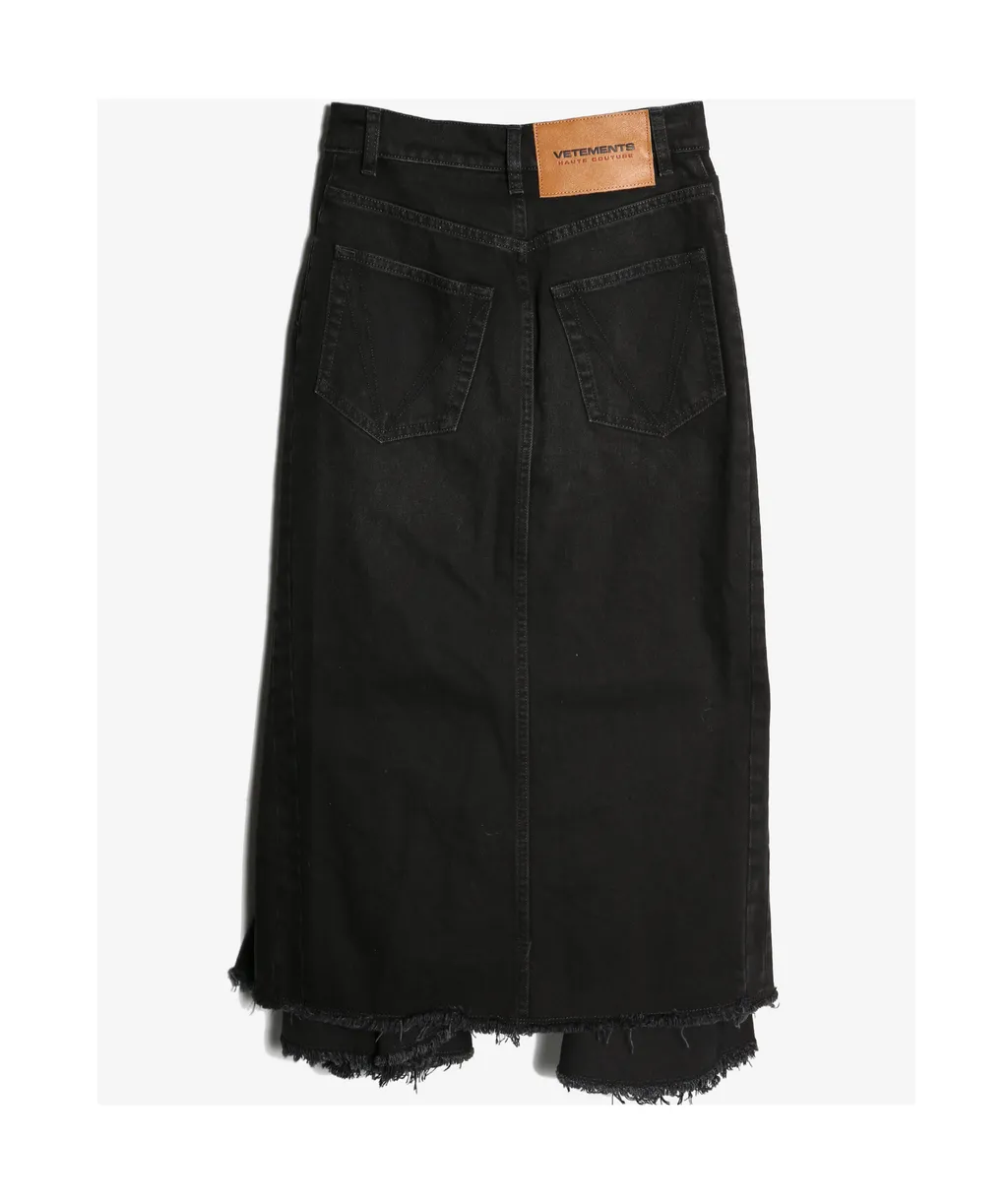 Denim Midi Skirt