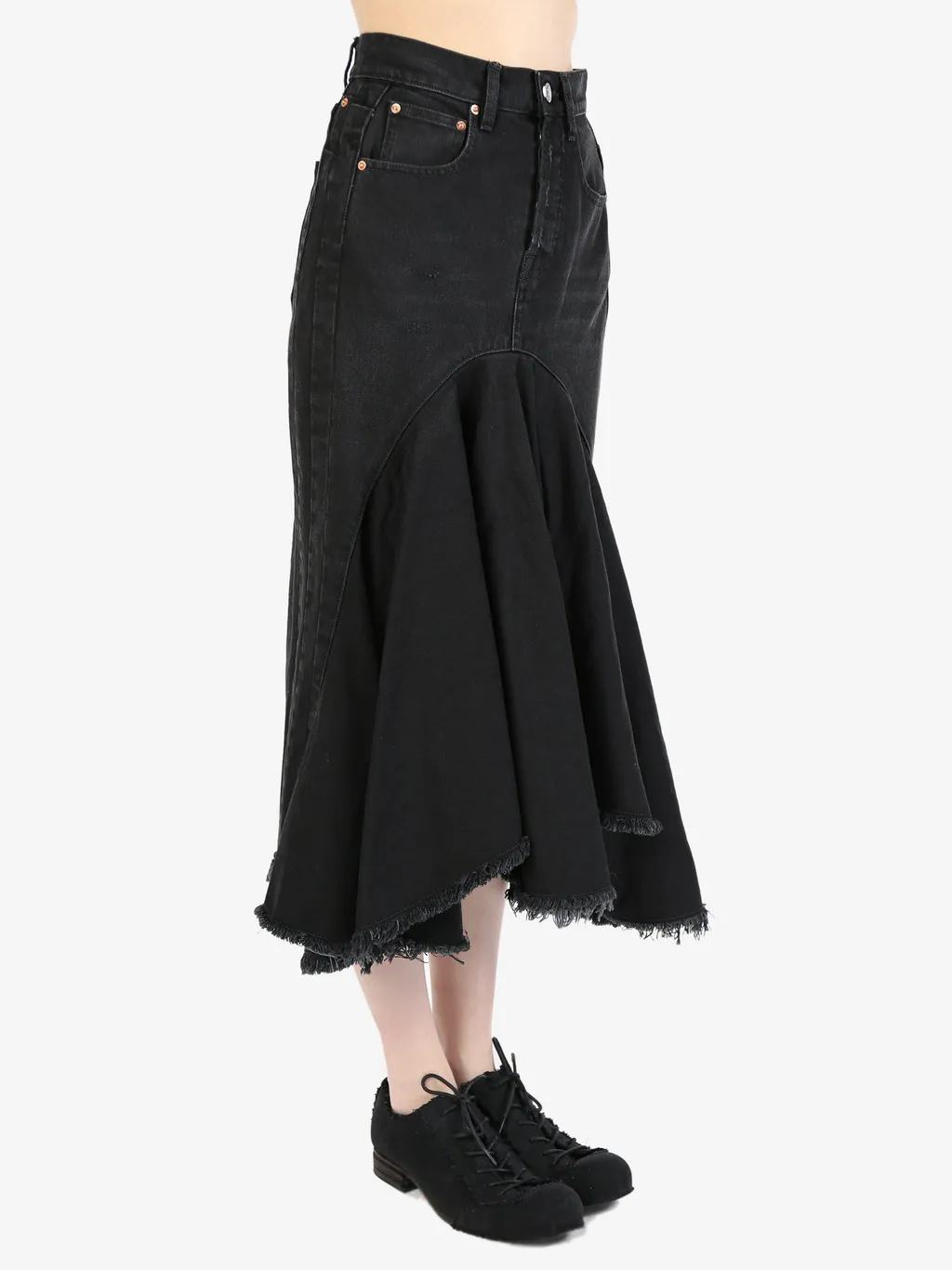 Denim Midi Skirt