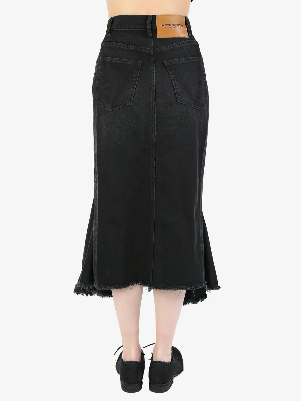 Denim Midi Skirt