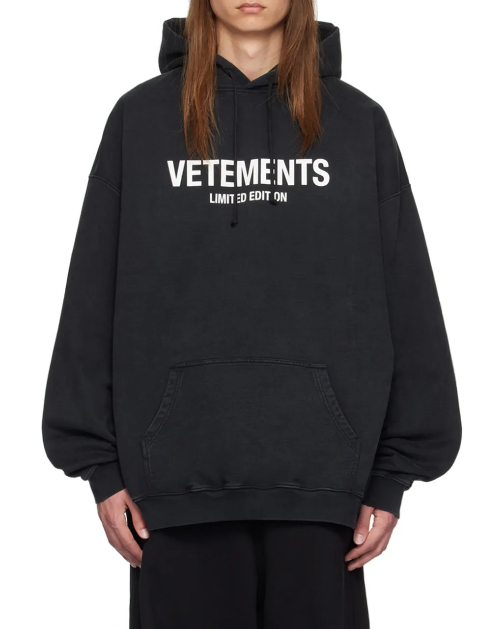 Logo Printed Drawstring Hoodie