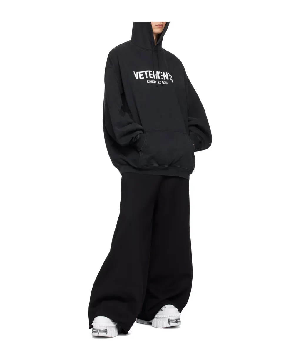 Logo Printed Drawstring Hoodie