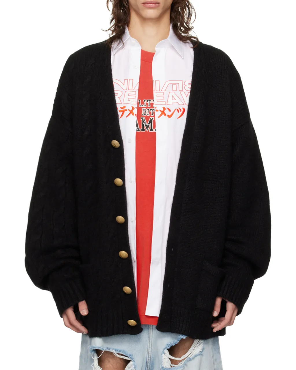 Split Cardigan