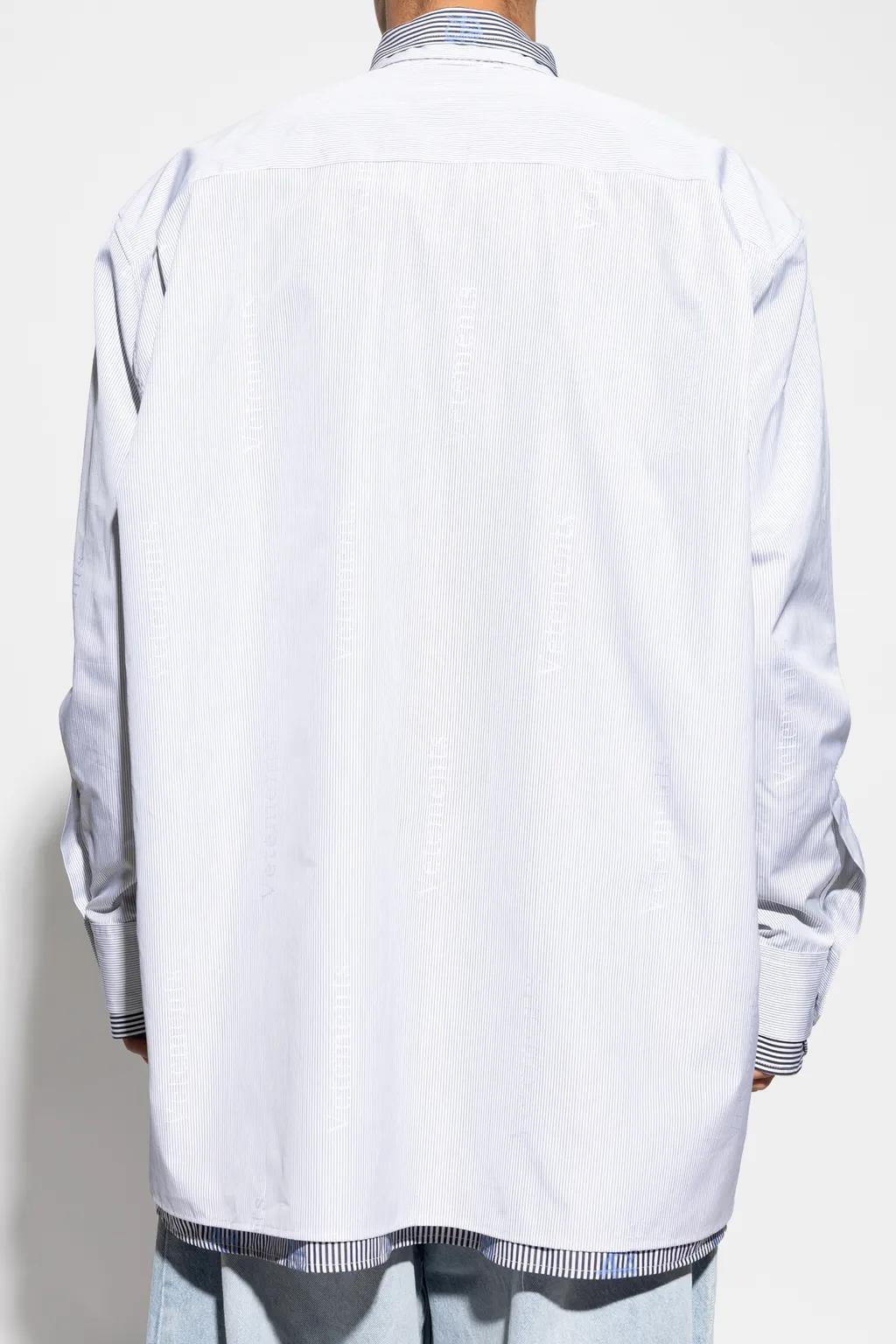 Striped Layered Long-Sleeve Shirt