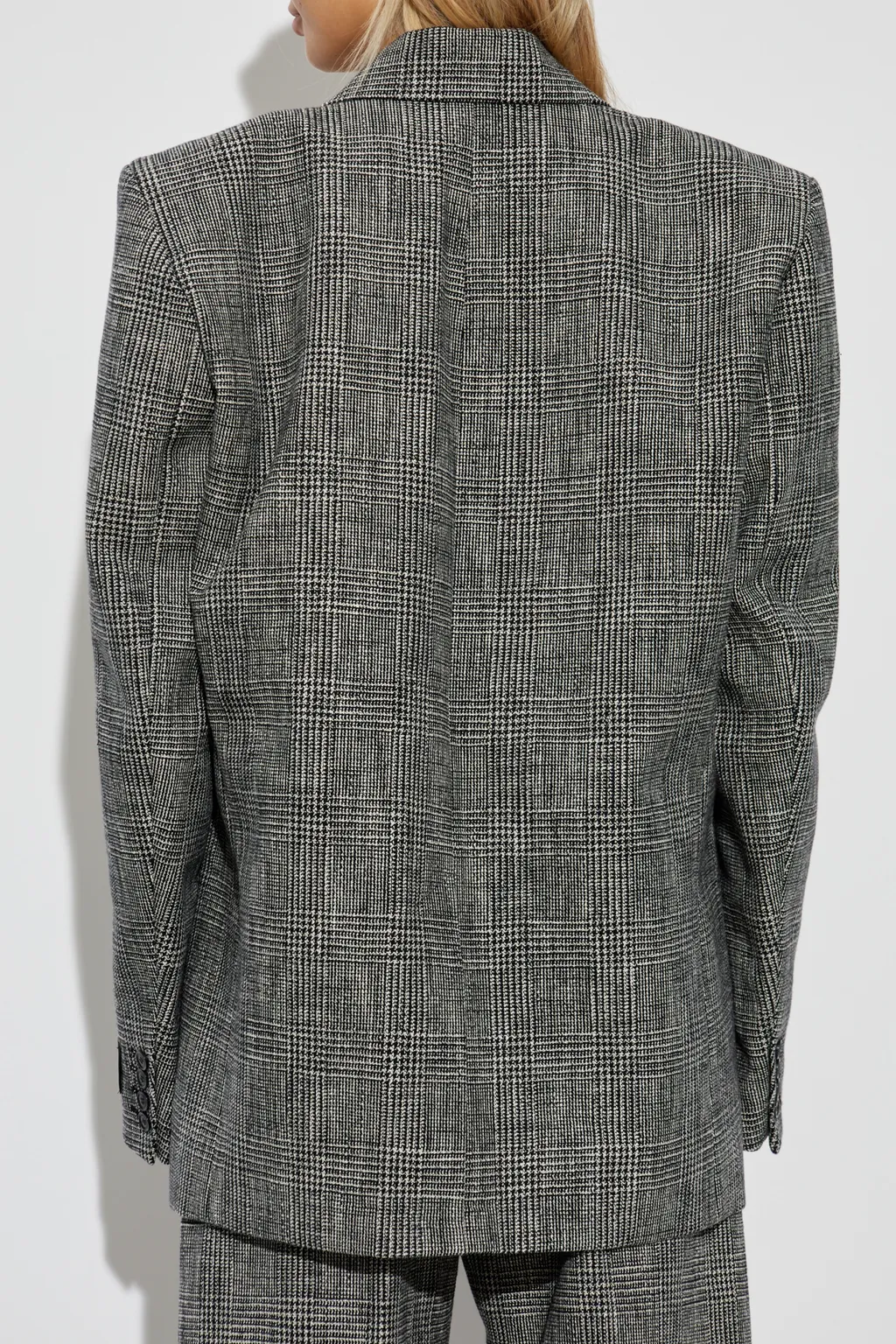 Checkered Oversized Blazer
