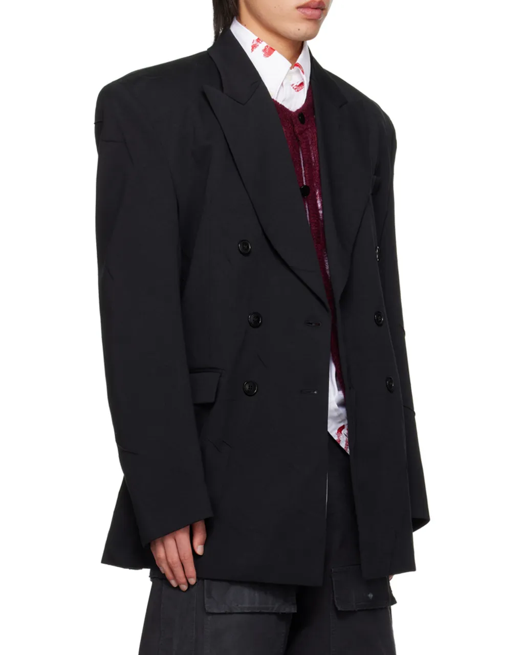 Long-Sleeved Suit Coat