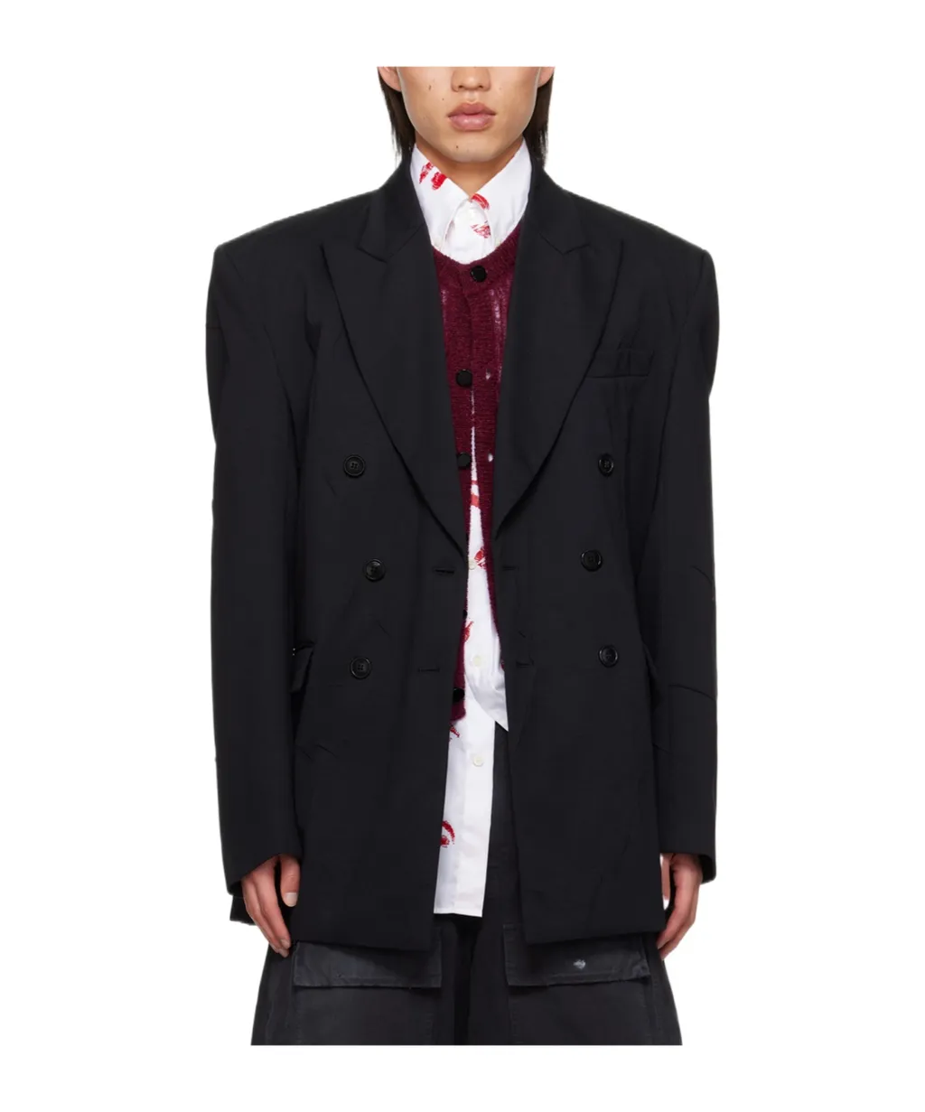 Long-Sleeved Suit Coat