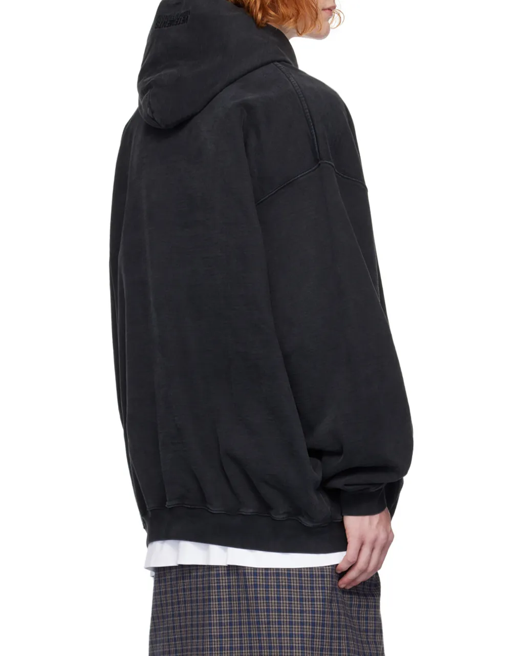 Logo Patch Drawstring Hoodie